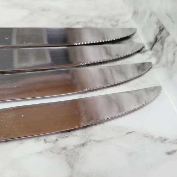 *M5 Onieda  Cambridge style Stainless Steel butter knives set 4 Flatwear… - Picture 3 of 9